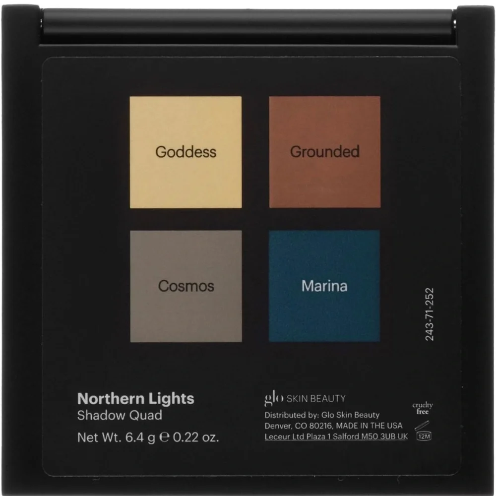 Glo Skin Beauty Northern Lights Shadow Quad Eyeshadow Palette New